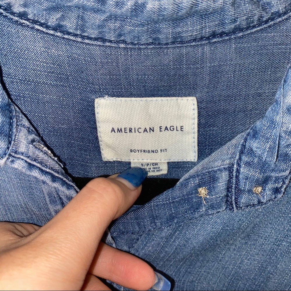 Denim Button Up - Picture 2 of 3